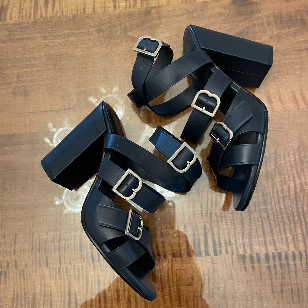 Brooks Brothers Platform Heels Blue Size 7